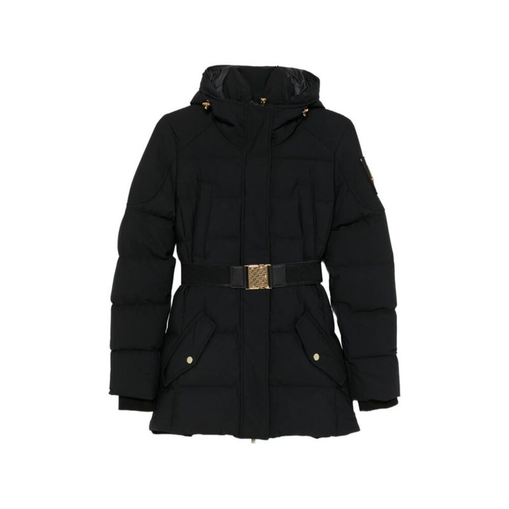Moose Knuckles Black Jackets - Puffer Jackets Women